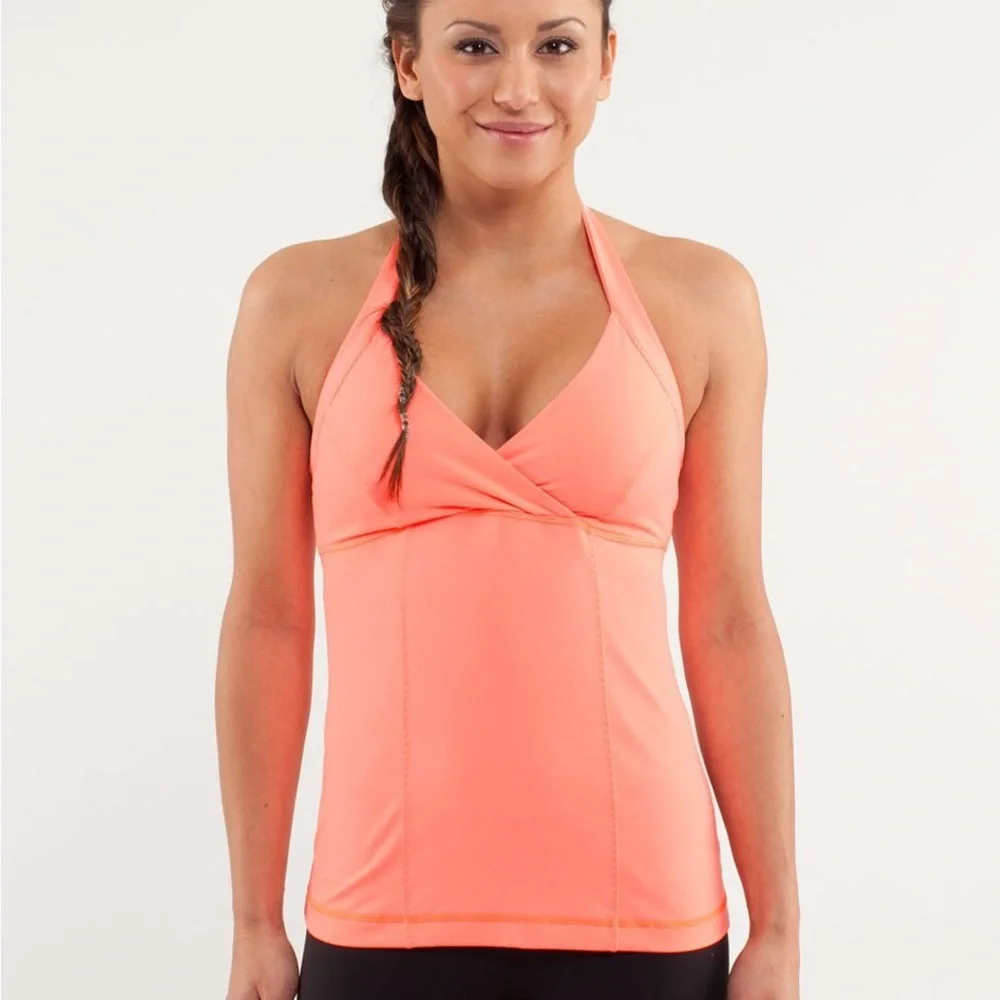 Lululemon Liberate Tank Pop Orange